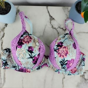 Some colorful flower bra